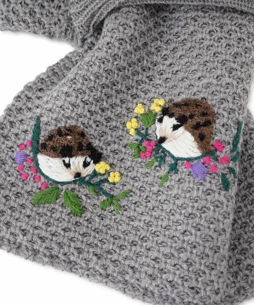 CARA O CRUZ / キャラ・オ・クルス マフラー・ショール・スヌード・ストール | 刺繍マフラー | 詳細9