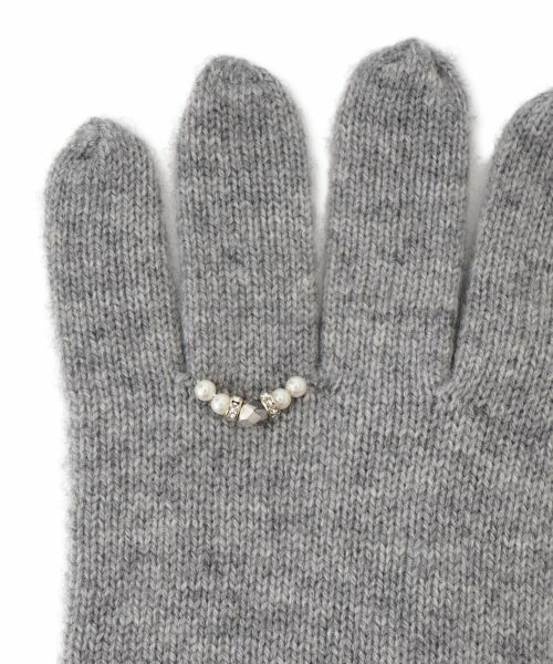 CARA O CRUZ / キャラ・オ・クルス 手袋 | 指輪モチーフニットグローブ | 詳細16