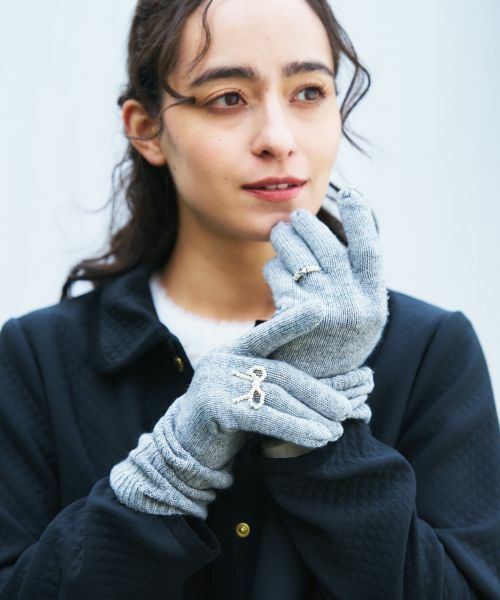 CARA O CRUZ / キャラ・オ・クルス 手袋 | 指輪モチーフニットグローブ | 詳細6