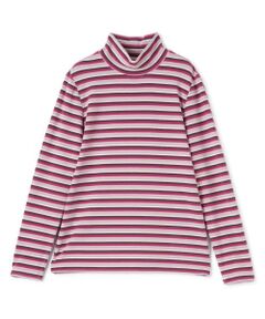 CARA O CRUZ / キャラ・オ・クルス カットソー | マルチボーダーハイネックカットソー