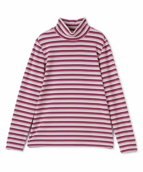 CARA O CRUZ / キャラ・オ・クルス カットソー | マルチボーダーハイネックカットソー | 詳細13