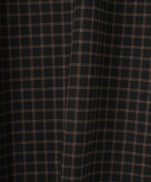 CARA O CRUZ / キャラ・オ・クルス ロング・マキシ丈ワンピース | チェック柄ジャンパースカート | 詳細2