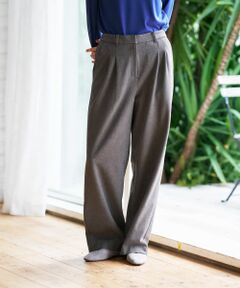 CARA O CRUZ / キャラ・オ・クルス その他パンツ | 裏起毛ワイドパンツ