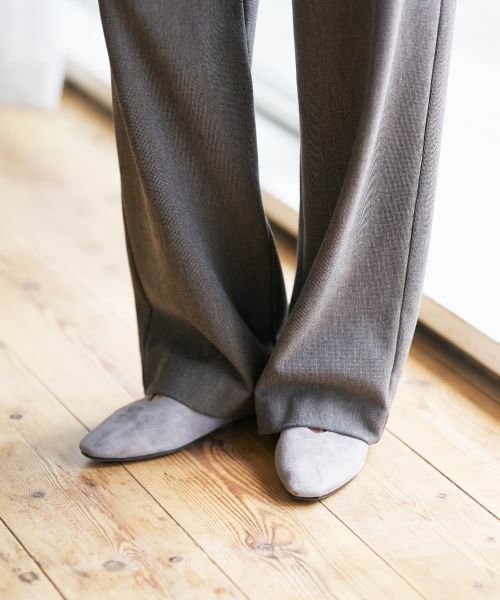 CARA O CRUZ / キャラ・オ・クルス その他パンツ | 裏起毛ワイドパンツ | 詳細13