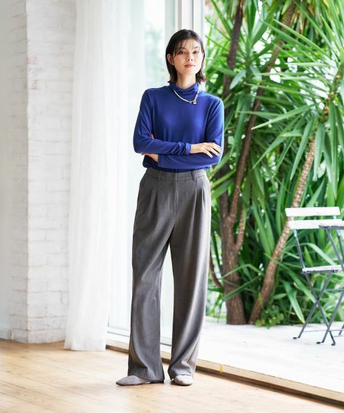 CARA O CRUZ / キャラ・オ・クルス その他パンツ | 裏起毛ワイドパンツ | 詳細26