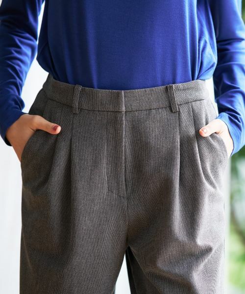 CARA O CRUZ / キャラ・オ・クルス その他パンツ | 裏起毛ワイドパンツ | 詳細28