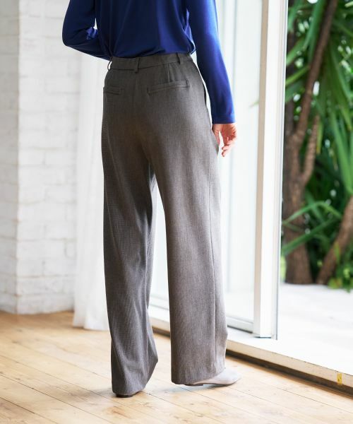 CARA O CRUZ / キャラ・オ・クルス その他パンツ | 裏起毛ワイドパンツ | 詳細3