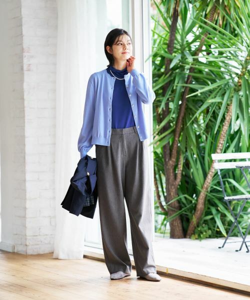 CARA O CRUZ / キャラ・オ・クルス その他パンツ | 裏起毛ワイドパンツ | 詳細7