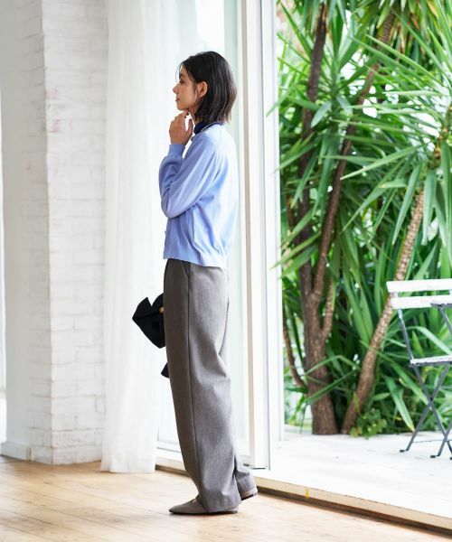 CARA O CRUZ / キャラ・オ・クルス その他パンツ | 裏起毛ワイドパンツ | 詳細8