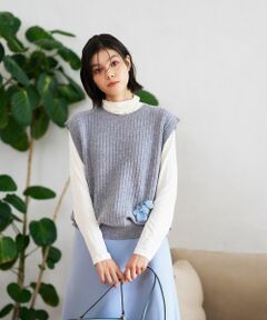 CARA O CRUZ / キャラ・オ・クルス テーラードジャケット | リブニットベスト