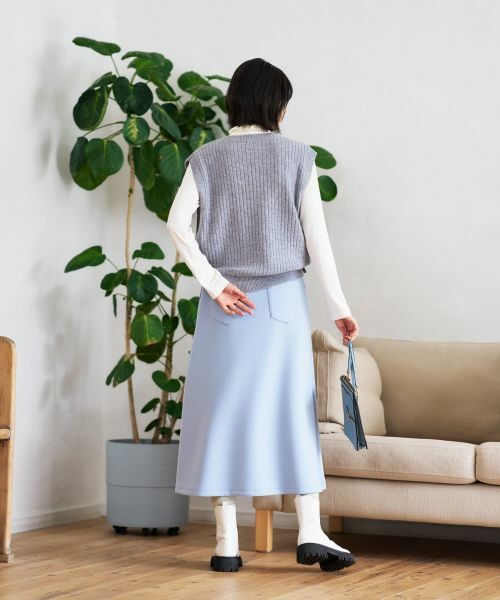 CARA O CRUZ / キャラ・オ・クルス テーラードジャケット | リブニットベスト | 詳細12