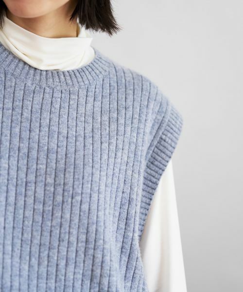 CARA O CRUZ / キャラ・オ・クルス テーラードジャケット | リブニットベスト | 詳細14