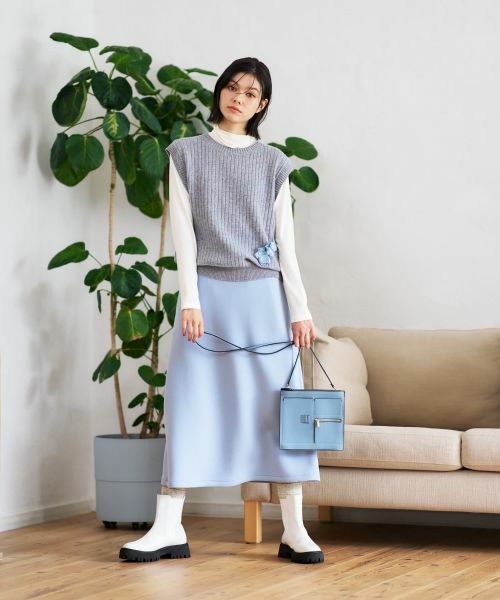 CARA O CRUZ / キャラ・オ・クルス テーラードジャケット | リブニットベスト | 詳細8