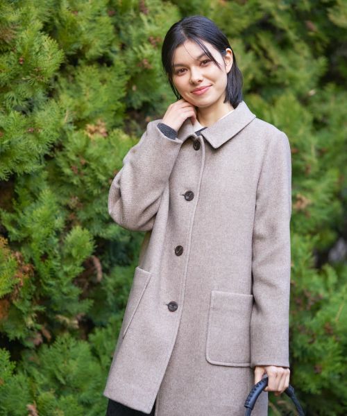 CARA O CRUZ / キャラ・オ・クルス その他アウター | 【永く愛せる】ステンカラーコート | 詳細6