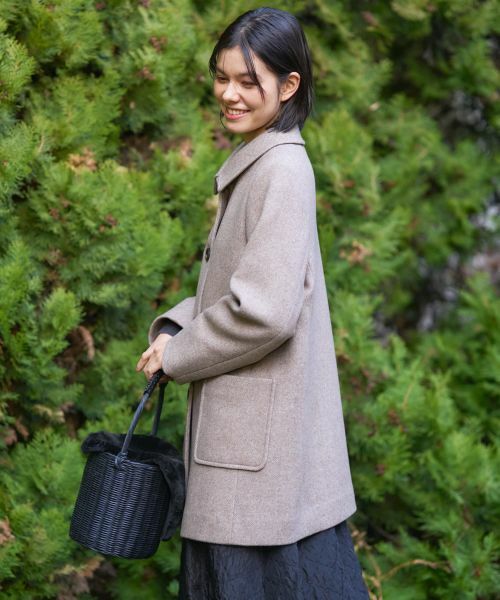 CARA O CRUZ / キャラ・オ・クルス その他アウター | 【永く愛せる】ステンカラーコート | 詳細8