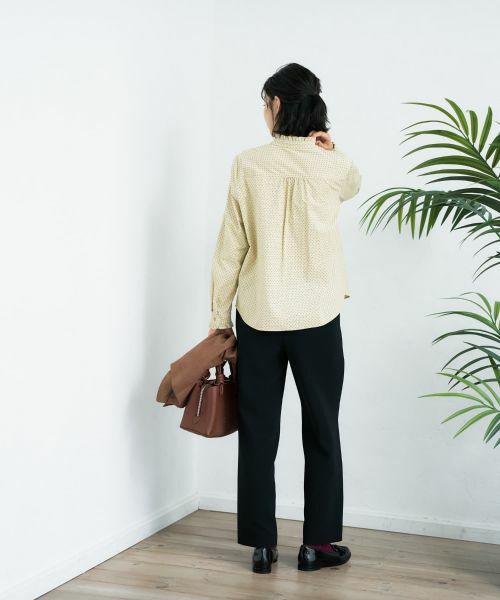 CARA O CRUZ / キャラ・オ・クルス シャツ・ブラウス | フリルカラードットブラウス【CoC by CARA O CRUZ】 | 詳細11