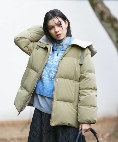 CARA O CRUZ / キャラ・オ・クルス その他アウター | 【防寒】フーデッドダウンコート【CoC by CARA O CRUZ】 | 詳細12