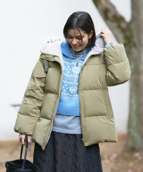 CARA O CRUZ / キャラ・オ・クルス その他アウター | 【防寒】フーデッドダウンコート【CoC by CARA O CRUZ】 | 詳細13