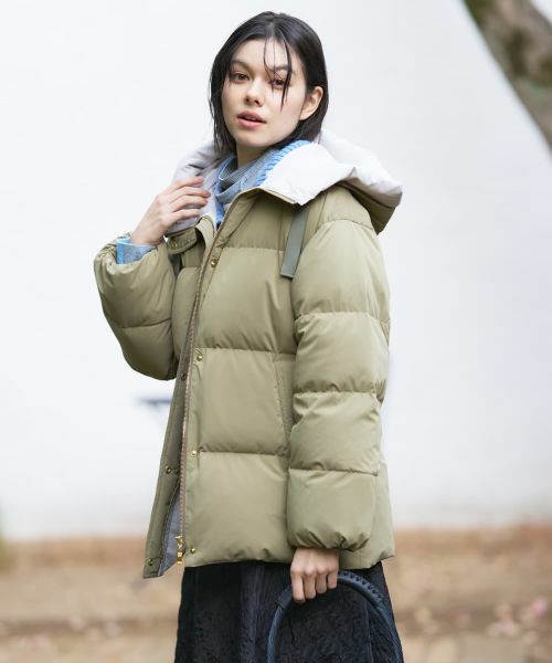 CARA O CRUZ / キャラ・オ・クルス その他アウター | 【防寒】フーデッドダウンコート【CoC by CARA O CRUZ】 | 詳細15