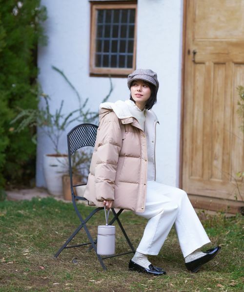 CARA O CRUZ / キャラ・オ・クルス その他アウター | 【防寒】フーデッドダウンコート【CoC by CARA O CRUZ】 | 詳細20