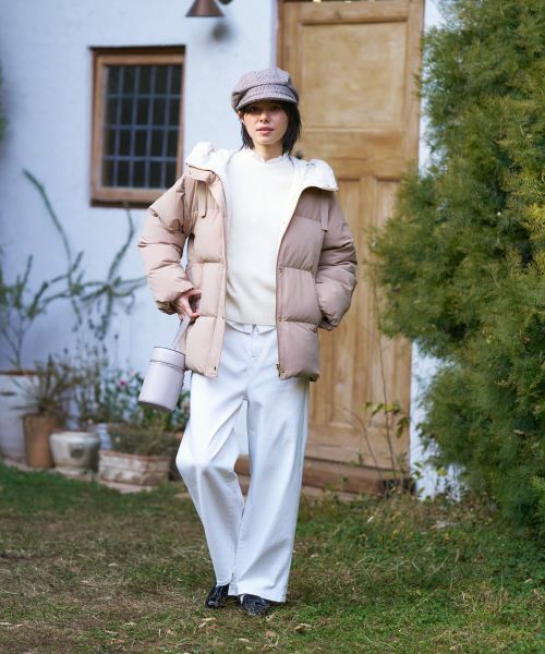 CARA O CRUZ / キャラ・オ・クルス その他アウター | 【防寒】フーデッドダウンコート【CoC by CARA O CRUZ】 | 詳細23