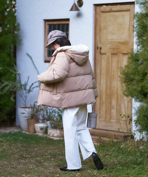 CARA O CRUZ / キャラ・オ・クルス その他アウター | 【防寒】フーデッドダウンコート【CoC by CARA O CRUZ】 | 詳細25