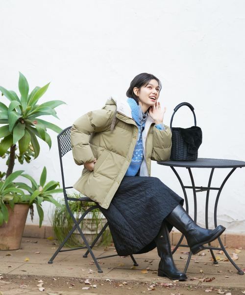 CARA O CRUZ / キャラ・オ・クルス その他アウター | 【防寒】フーデッドダウンコート【CoC by CARA O CRUZ】 | 詳細28