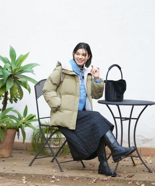 CARA O CRUZ / キャラ・オ・クルス その他アウター | 【防寒】フーデッドダウンコート【CoC by CARA O CRUZ】 | 詳細29