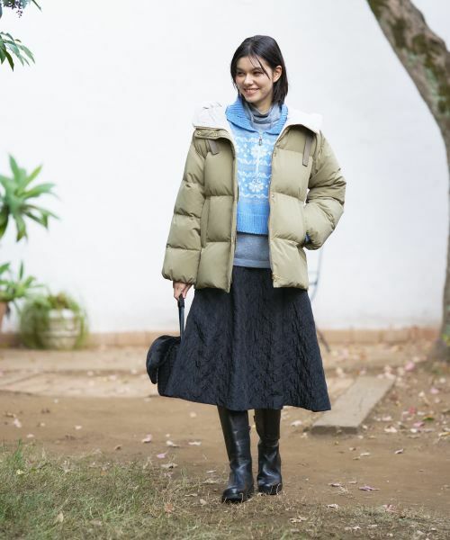 CARA O CRUZ / キャラ・オ・クルス その他アウター | 【防寒】フーデッドダウンコート【CoC by CARA O CRUZ】 | 詳細30