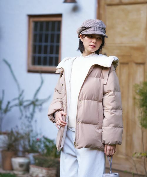 CARA O CRUZ / キャラ・オ・クルス その他アウター | 【防寒】フーデッドダウンコート【CoC by CARA O CRUZ】 | 詳細6