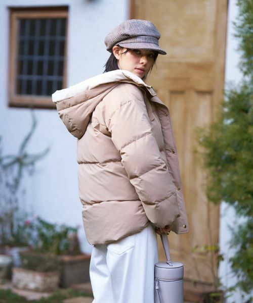 CARA O CRUZ / キャラ・オ・クルス その他アウター | 【防寒】フーデッドダウンコート【CoC by CARA O CRUZ】 | 詳細8