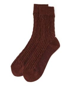 CARA O CRUZ / キャラ・オ・クルス ソックス | カラーネップケーブルソックス