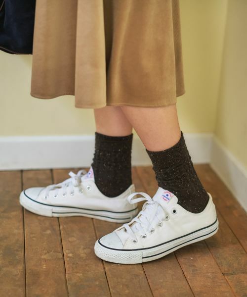 CARA O CRUZ / キャラ・オ・クルス ソックス | カラーネップケーブルソックス | 詳細1