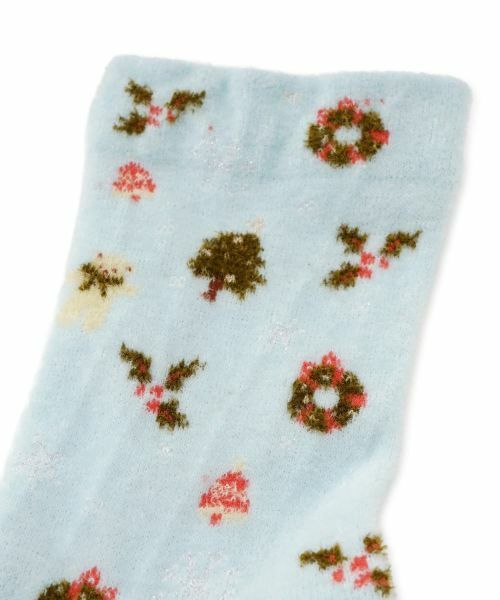 CARA O CRUZ / キャラ・オ・クルス ソックス | クリスマス柄ショートソックス | 詳細3