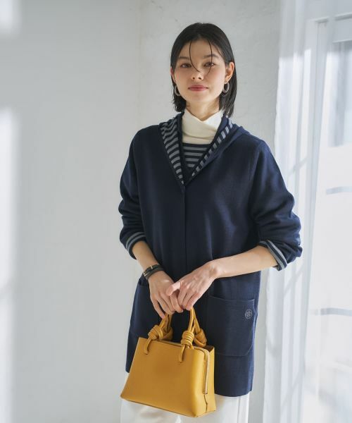 CARA O CRUZ / キャラ・オ・クルス カーディガン・ボレロ | 【リバーシブル 旅に便利】フーデッドカーディガン【CoC by CARA O CRUZ】 | 詳細16