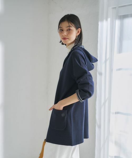 CARA O CRUZ / キャラ・オ・クルス カーディガン・ボレロ | 【リバーシブル 旅に便利】フーデッドカーディガン【CoC by CARA O CRUZ】 | 詳細17