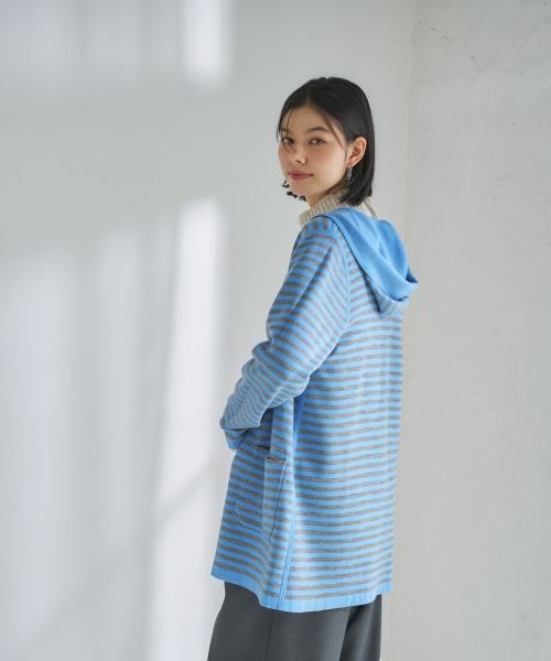 CARA O CRUZ / キャラ・オ・クルス カーディガン・ボレロ | 【リバーシブル 旅に便利】フーデッドカーディガン【CoC by CARA O CRUZ】 | 詳細25