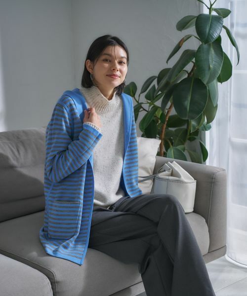 CARA O CRUZ / キャラ・オ・クルス カーディガン・ボレロ | 【リバーシブル 旅に便利】フーデッドカーディガン【CoC by CARA O CRUZ】 | 詳細26