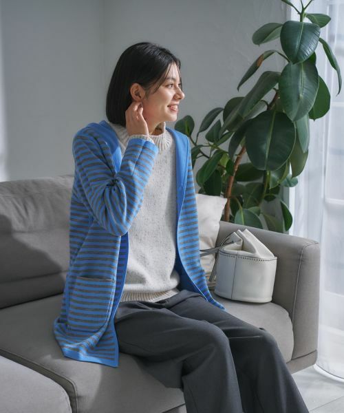 CARA O CRUZ / キャラ・オ・クルス カーディガン・ボレロ | 【リバーシブル 旅に便利】フーデッドカーディガン【CoC by CARA O CRUZ】 | 詳細27