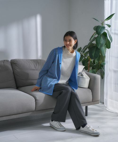 CARA O CRUZ / キャラ・オ・クルス カーディガン・ボレロ | 【リバーシブル 旅に便利】フーデッドカーディガン【CoC by CARA O CRUZ】 | 詳細29