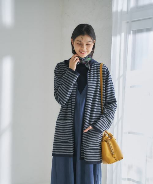 CARA O CRUZ / キャラ・オ・クルス カーディガン・ボレロ | 【リバーシブル 旅に便利】フーデッドカーディガン【CoC by CARA O CRUZ】 | 詳細6