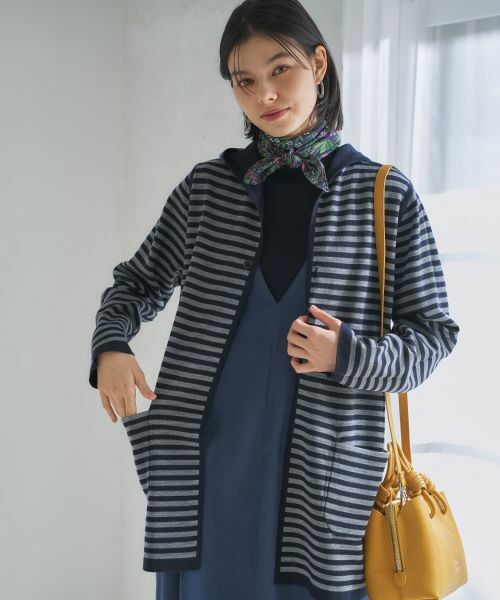 CARA O CRUZ / キャラ・オ・クルス カーディガン・ボレロ | 【リバーシブル 旅に便利】フーデッドカーディガン【CoC by CARA O CRUZ】 | 詳細8