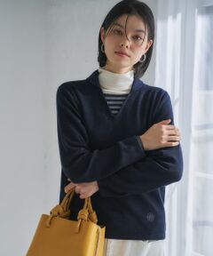 CARA O CRUZ / キャラ・オ・クルス ニット・セーター | 切替ラウンドカラーニット【CoC by CARA O CRUZ】