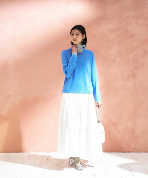 CARA O CRUZ / キャラ・オ・クルス ニット・セーター | 切替ラウンドカラーニット【CoC by CARA O CRUZ】 | 詳細19