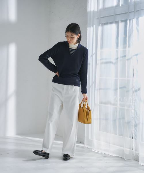 CARA O CRUZ / キャラ・オ・クルス ニット・セーター | 切替ラウンドカラーニット【CoC by CARA O CRUZ】 | 詳細26