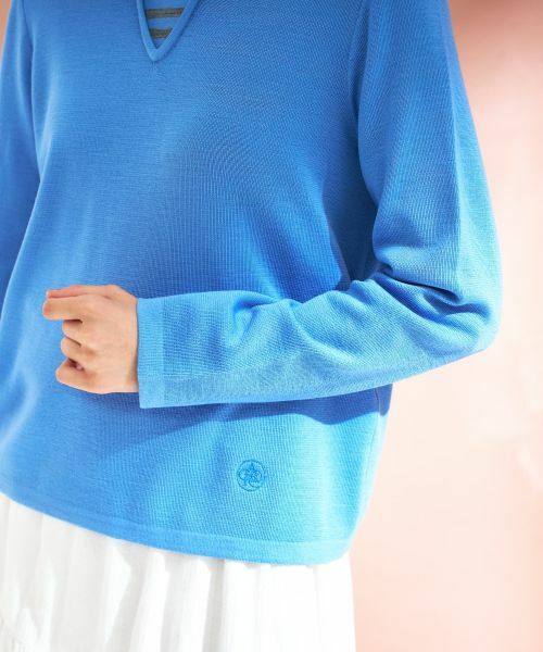 CARA O CRUZ / キャラ・オ・クルス ニット・セーター | 切替ラウンドカラーニット【CoC by CARA O CRUZ】 | 詳細28