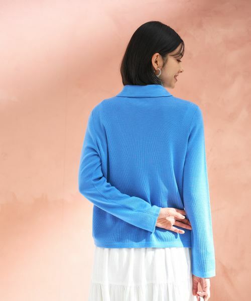 CARA O CRUZ / キャラ・オ・クルス ニット・セーター | 切替ラウンドカラーニット【CoC by CARA O CRUZ】 | 詳細8