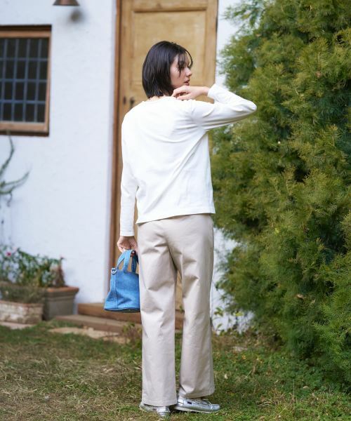 CARA O CRUZ / キャラ・オ・クルス Tシャツ | ワンポイント刺繍 長袖Tシャツ | 詳細25