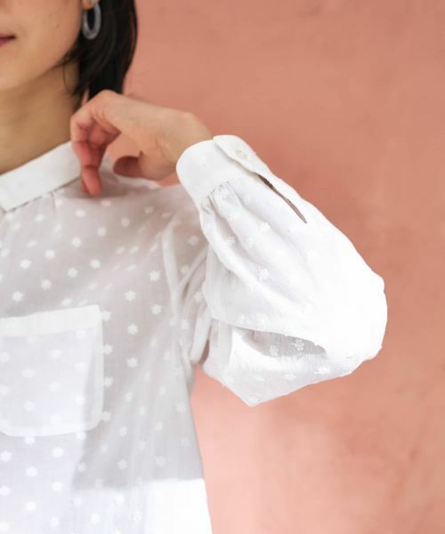 CARA O CRUZ / キャラ・オ・クルス シャツ・ブラウス | コットンローンのギャザーブラウス | 詳細26