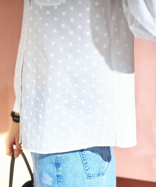 CARA O CRUZ / キャラ・オ・クルス シャツ・ブラウス | コットンローンのギャザーブラウス | 詳細27